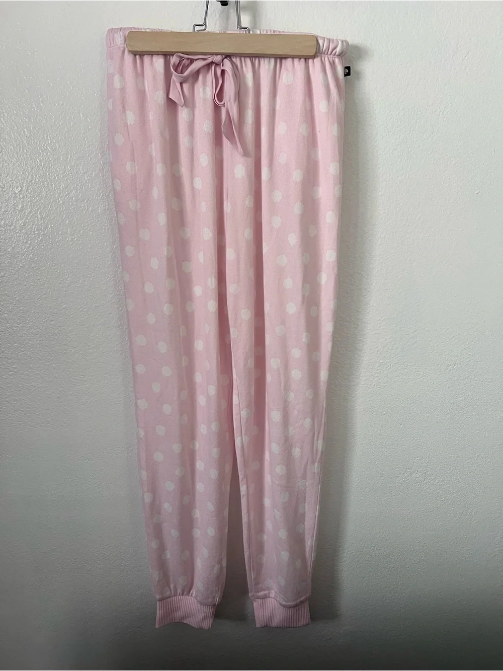 Kate Spade Pink White Polka Dot Pajama Set Size M NWOT